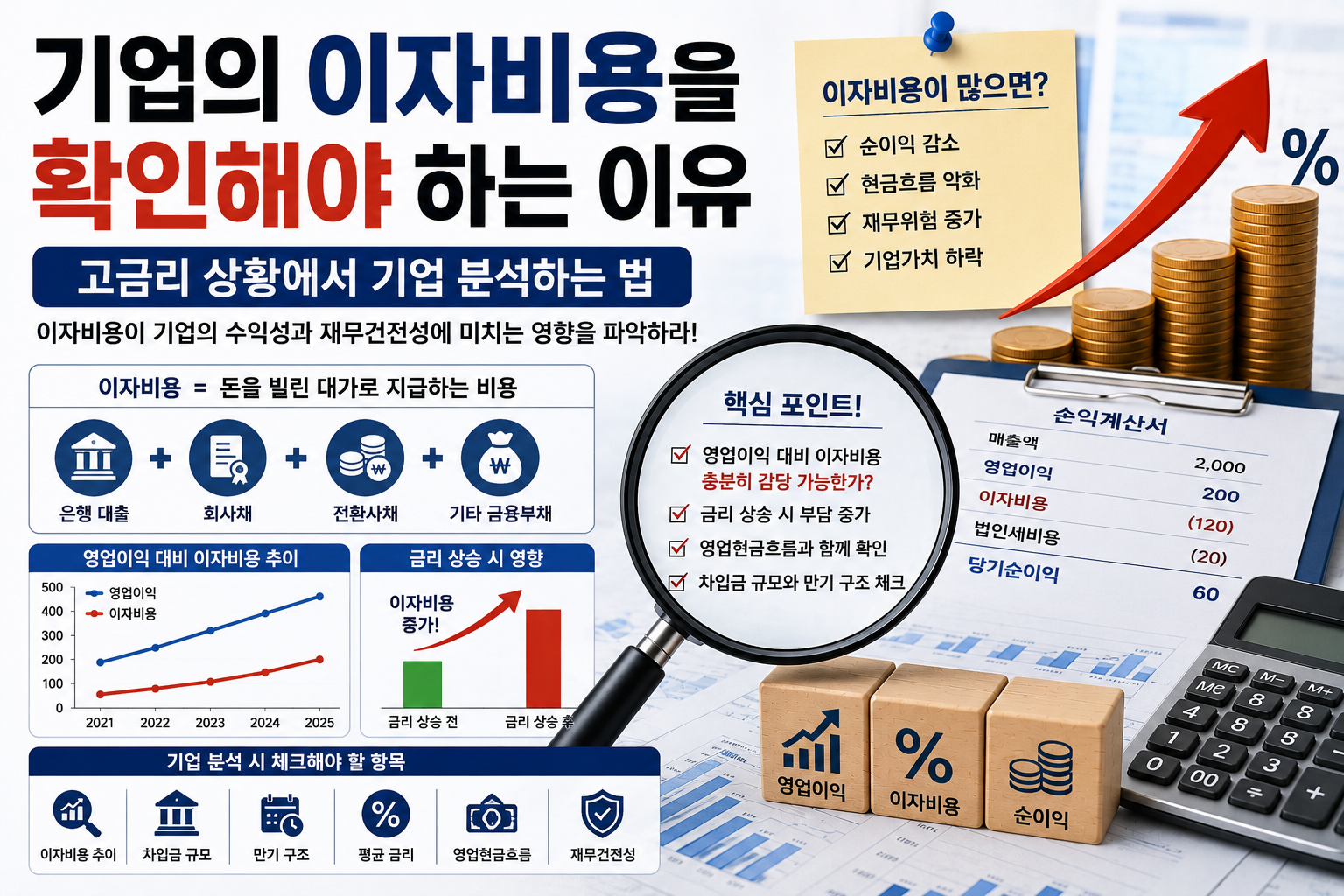 기업의 이자비용을 확인해야 하는 이유