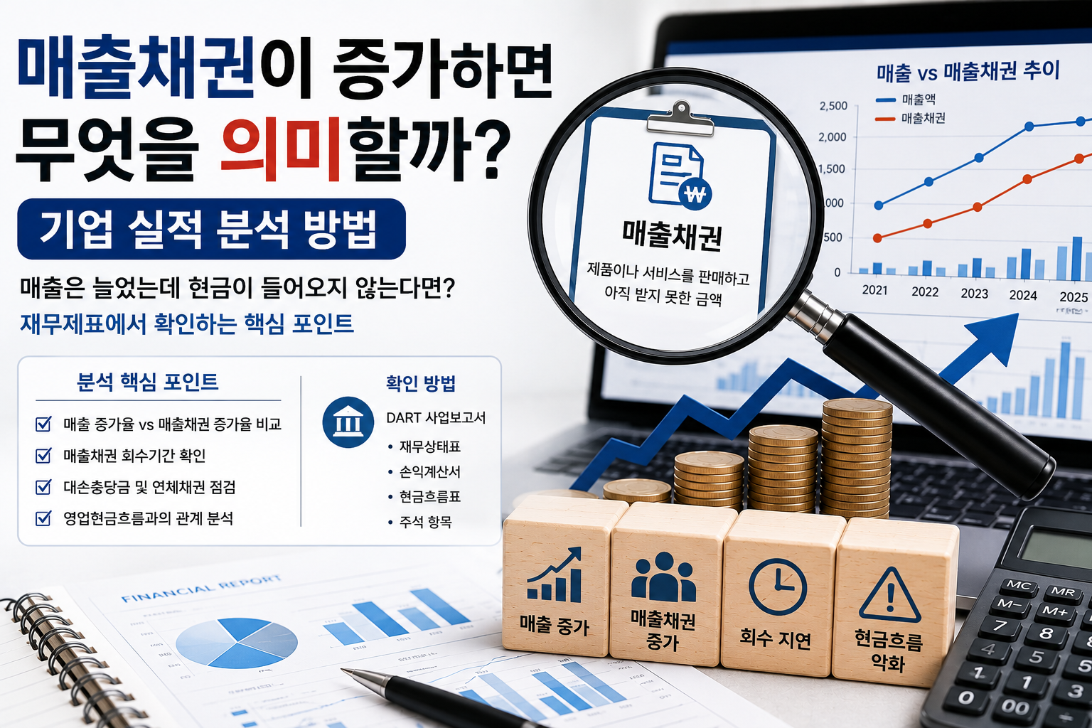 매출채권이 증가하면 무엇을 의미할까