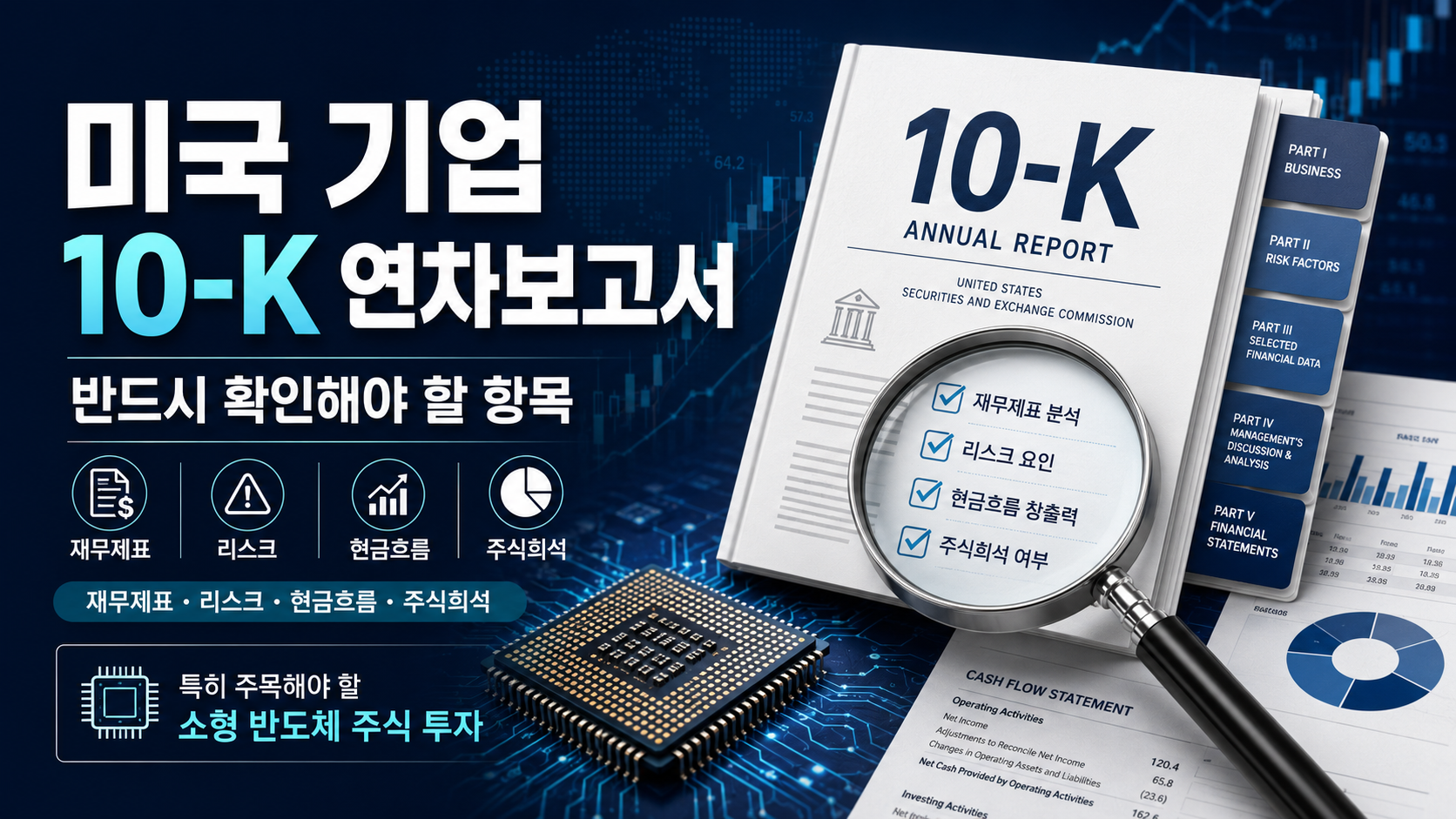 미국 기업 10-K 연차보고서에서 반드시 확인해야 할 항목