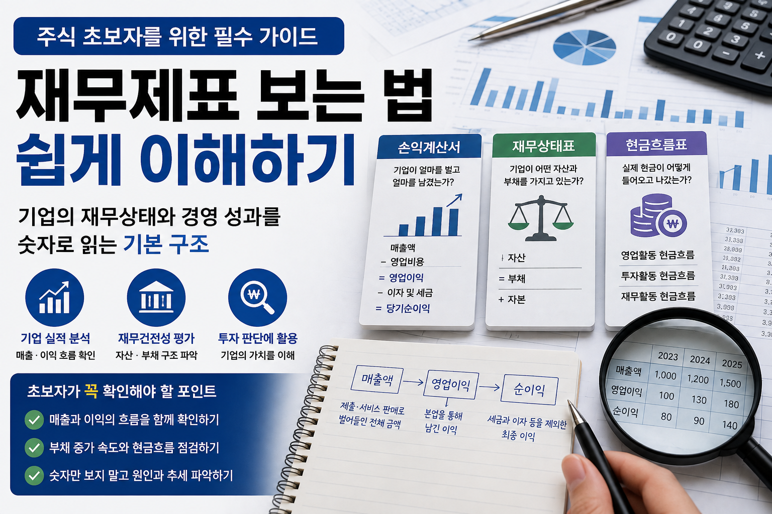 재무제표 보는 법 쉽게 이해하기
